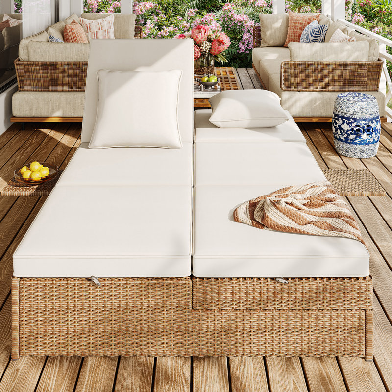 120cm Wide Straight Steel Patio Daybed