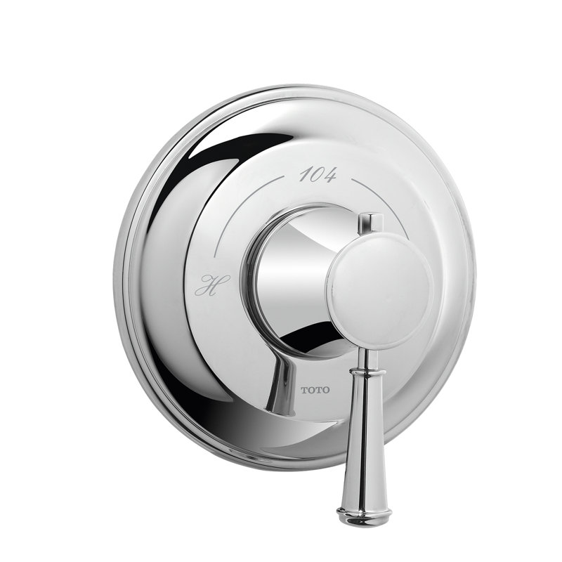 Garniture de robinet mélangeur thermostatique TOTO® Vivian ™, chrome poli