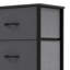 Commode en tissu à 4 tiroirs l 17,7 po Cecilio-653406052