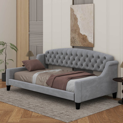 Twin Size Modern Luxury Tufted Button Daybed