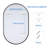 Metal Framed Oval Wall Mirror-702286472