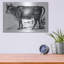August Grove® «The Happy Cow» par Art Licensing Studio, art mural en métal-708368234