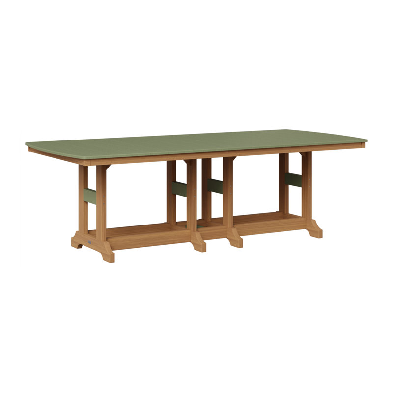 Garden Classic Outdoor Bar Table, Sage, Natural Teak