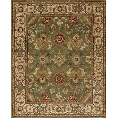 Mahal Hand Knotted Wool Area Rug