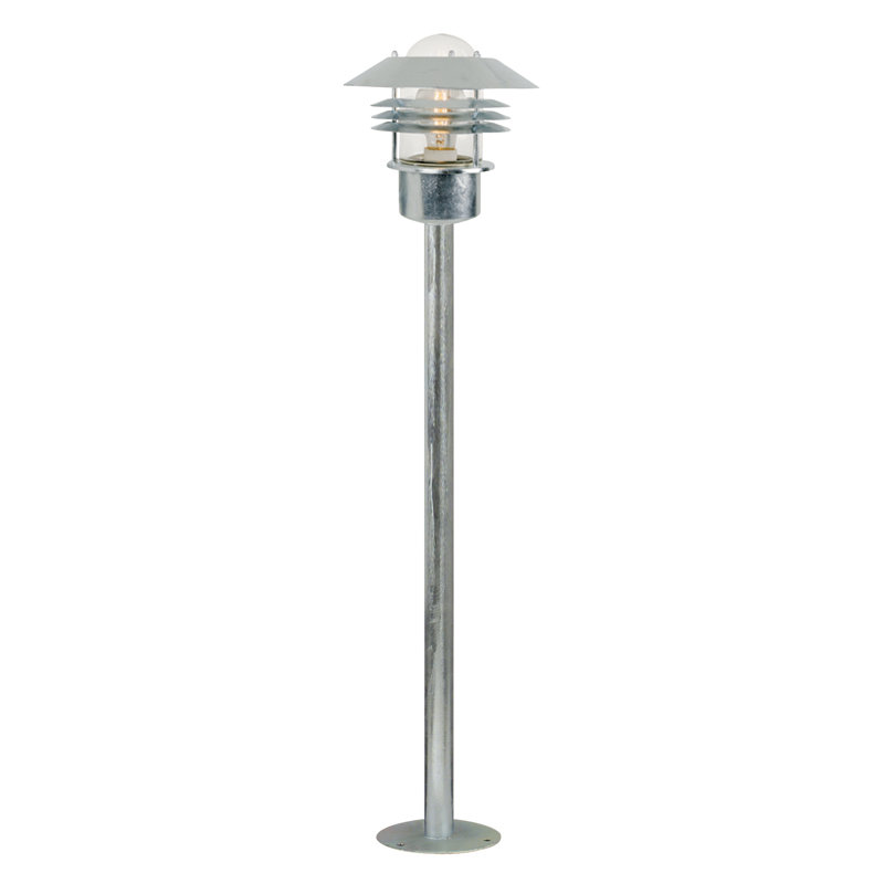 Vejers Steel Pathway Light, 92 cm / Galvanized Steel
