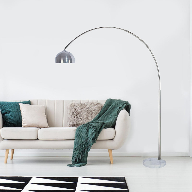 LAMPE DE SOL EN ACIER MODERNE 81 po H