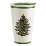 Spode Christmas Tree Travel Mug With Lid 8Oz
