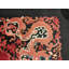 Tapis rectangulaire en laine noué à la main - Corail