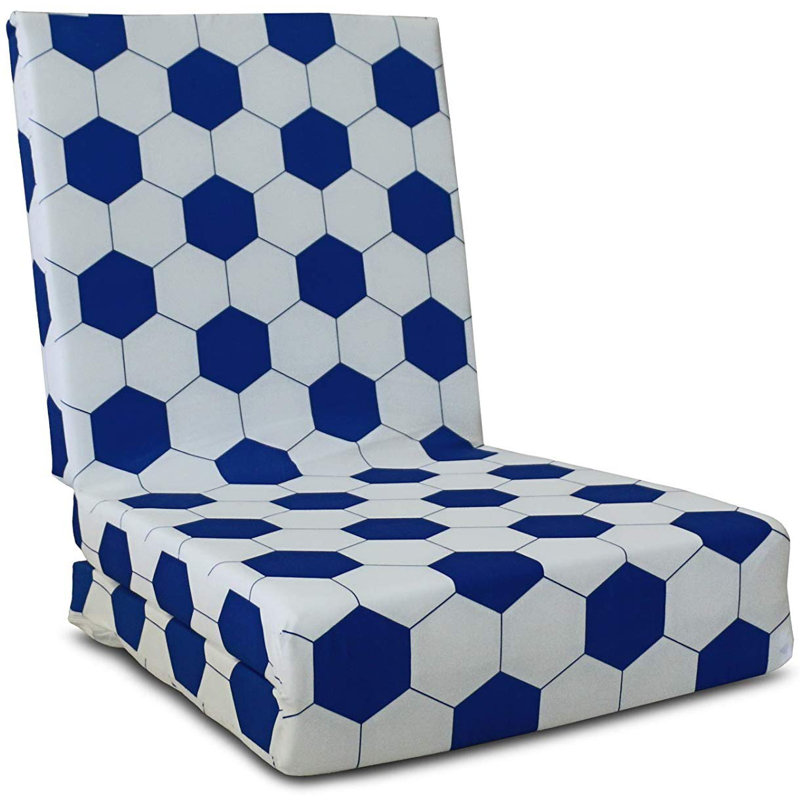 Dull Symple Stuff Foam Mattress, Blue/White