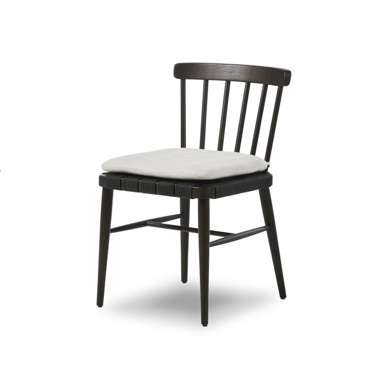 Kershaw Upholstered Dining Chair, Black