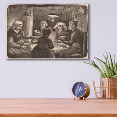 «Epat Art Eaters» par Vincent Van Gogh, art mural en verre acrylique