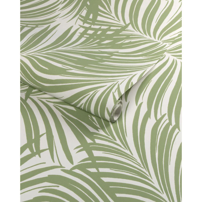 Palm Leaf Wp - Mist, Verde