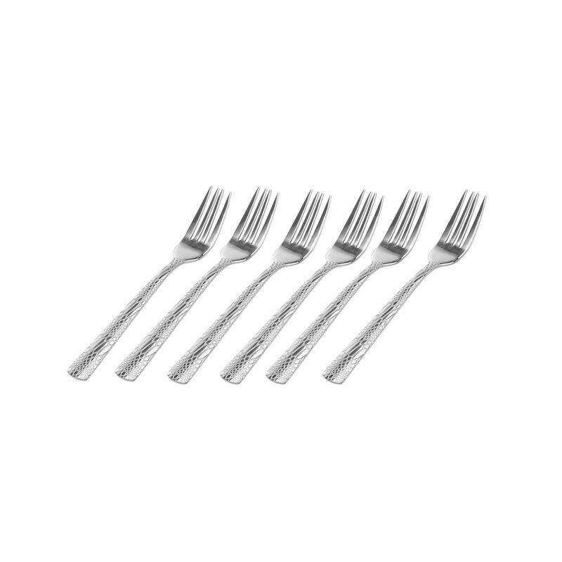 Fourchettes à hors-d'œuvre Donatella en acier inoxydable 18/0