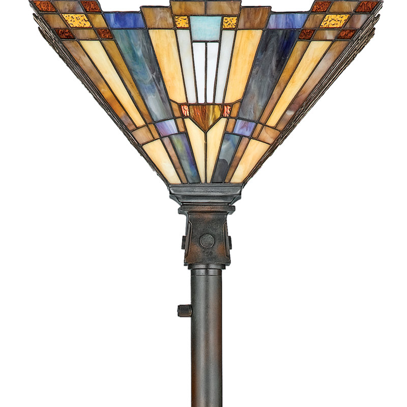 Iftadiye 71'' Valiant Bronze Torchiere Floor Lamp