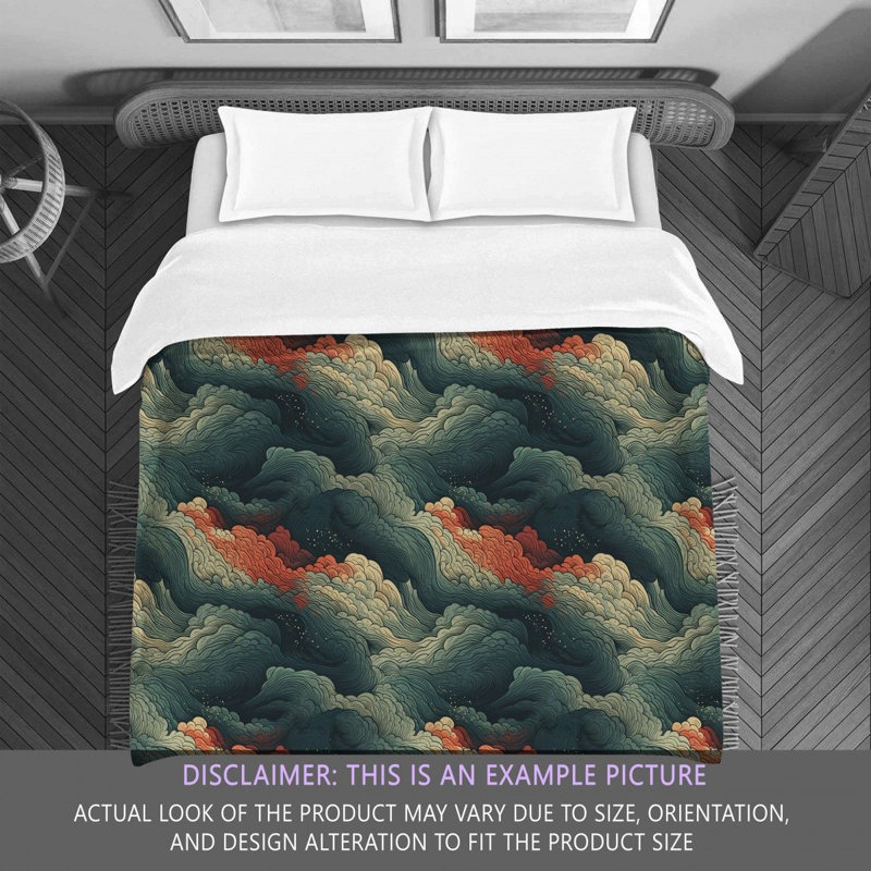  Édredon musical Fantasy Bedding - bleu, Édredon très grand