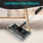 Manual Floor Sweeper Lightweight Floor Cleaner, Cordless Rechargeable Floor & Carpet Sweeper with Low Profile Body to Reach Under Furniture, Black