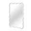 Miroir décoratif blanc rectangulaire en bois massif ondulé de 20 po x 30 po pour la chambre à coucher, la salle de bain, le salon et le vestibule-1885367273-1891079474