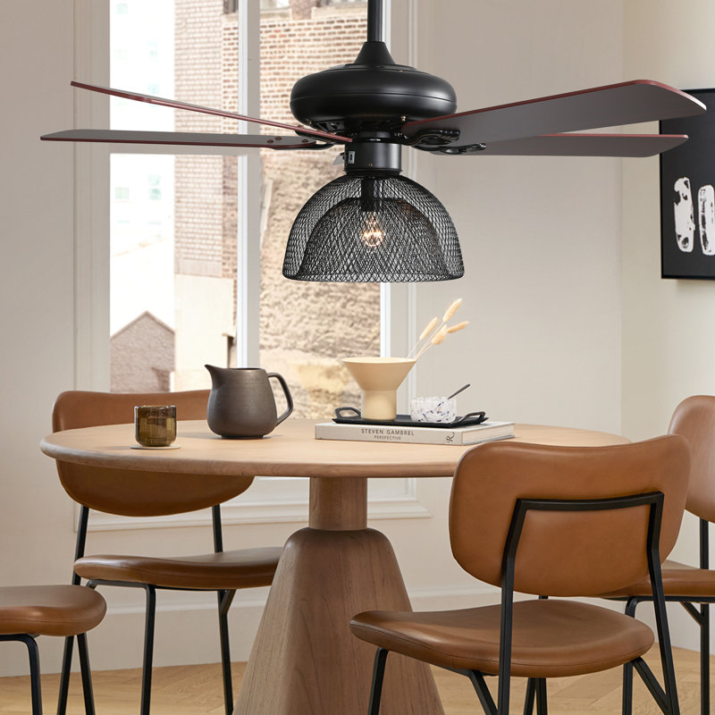 Krenzke 132cm Ceiling Fan with Light Kit