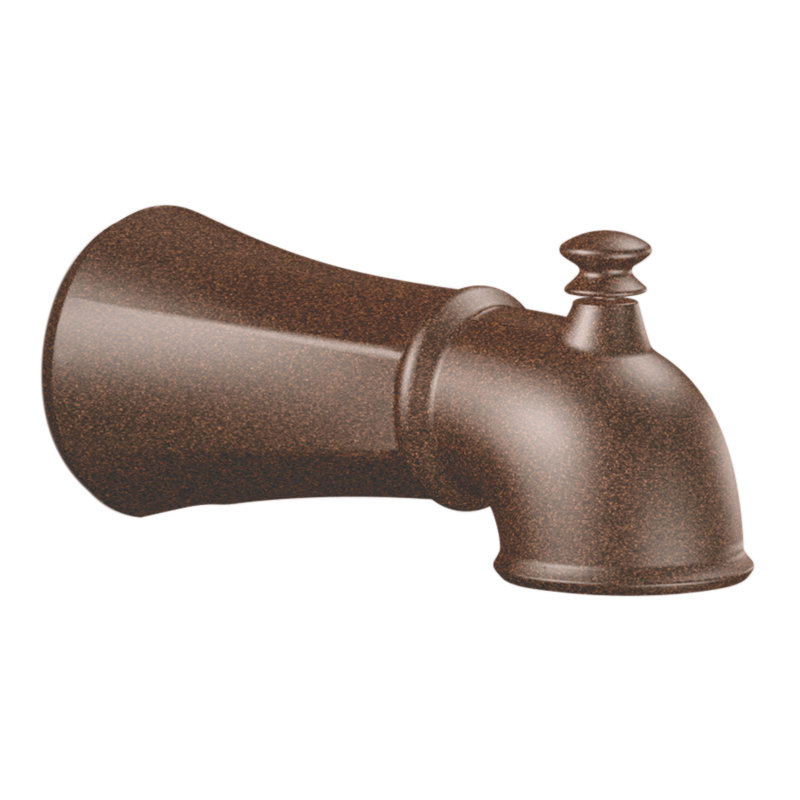 Moen® Single Handle Wall Mounted Tub Spout Trim with Diverter, Oil Rubbed Bronze