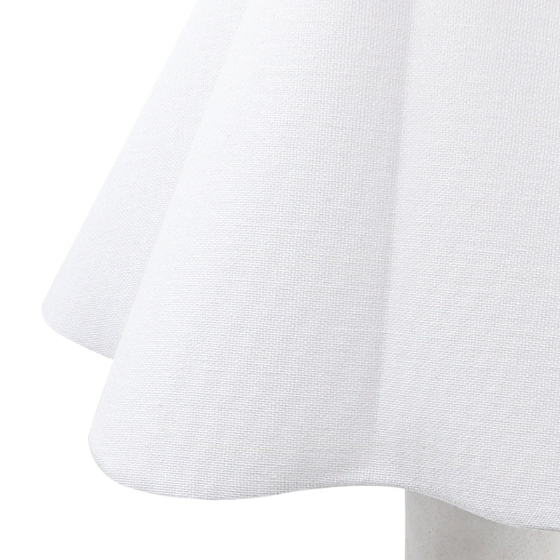 Srivatsa 16‘’ White Ceramic Kids Table Lamp with Wavy Shade