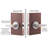 Daley Round Satin Nickel Door Lever