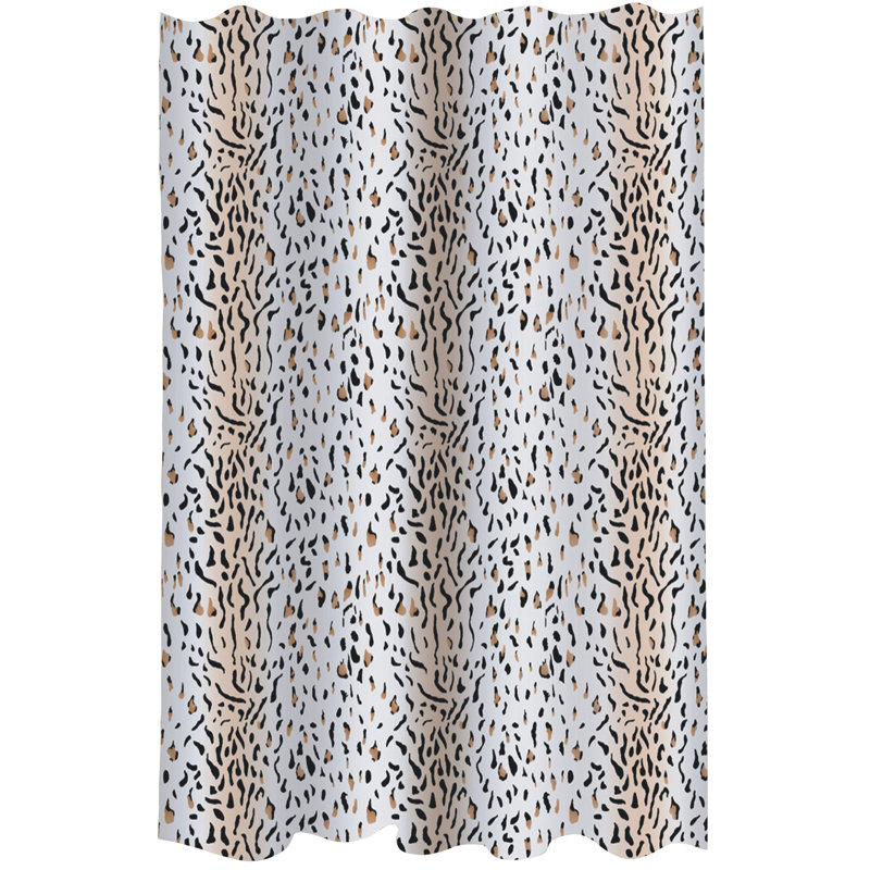Hailey Animal Print Shower Curtain