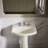 Kohler Cimarron 26.81" Vitreous China U-Shape Pedestal Bathroom Sink with Overflow-10940870-19195627