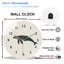 Horloge murale baleine 12 po