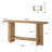 59-Inch Long Farmhouse Console Table