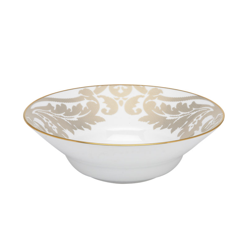 Damassé Ritz Paris Porcelain Serving Bowl