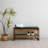 Faux Leather Upholstered Solid Wood Entryway Storage Bench-1204205130-1204225829