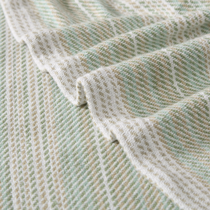 Sandy Shore Blanket, Queen, Green