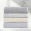 Ensemble de draps de bain en mélange de coton et de viscose - Conception nervurée texturée - Séchage rapide-1395955405