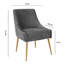 19'' H Velvet Upholstered Side Chair-577511633-577511647