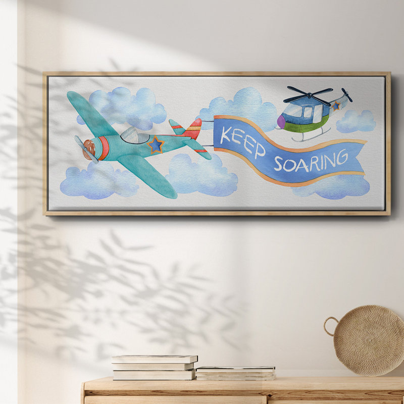 Savon avion - toile encadrée, H 12 po x l 30 po