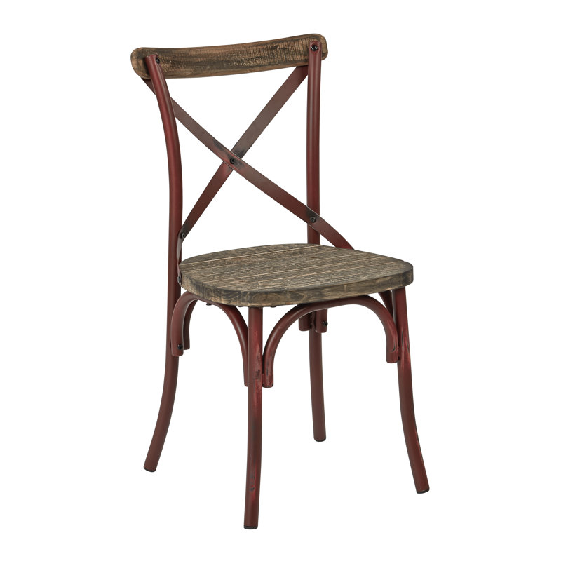 Ankrim 18.25'' H Side Chair, Antique Red
