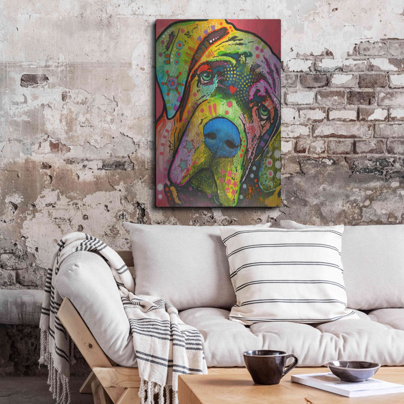 " Mastiff 2 " by Dean Russo, 36" H x 24" W