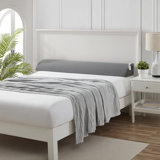 Garnich Reading Bed Rest Gap Wedge Headboard Pillow with Pockets