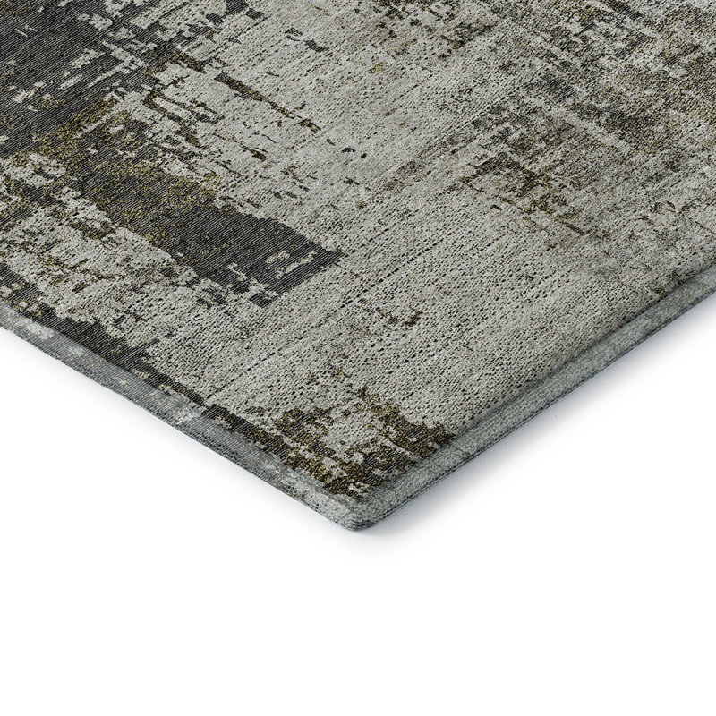 Premium Machine Washable Prisco Taupe Rug, Runner 2'3" x 7'6"
