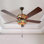 Ventilateur de plafond à 5 pales soudé à la main à 52 pales avec chaînette Ummuhan