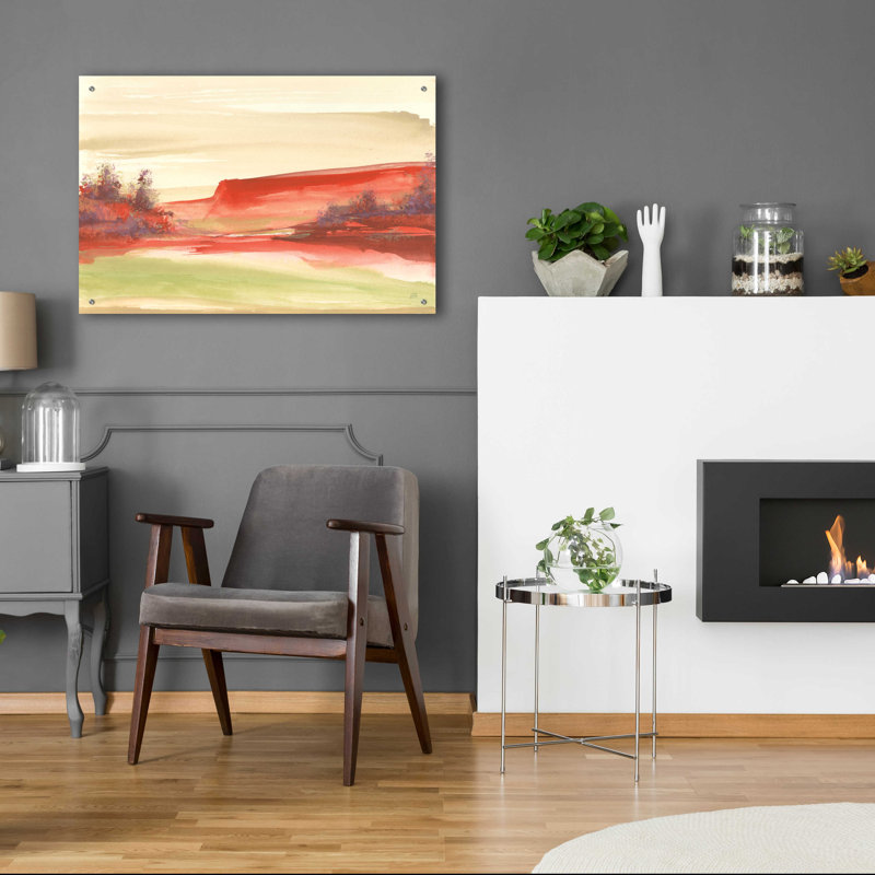 «Red Rock III» par Chris Paschke, Red Barrel Studio®, ACR-24879, H 24 po x l 36 po x P 0,2 po