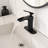 Waterfall Single Hole Single-Handle Low-Arc Bathroom Faucet