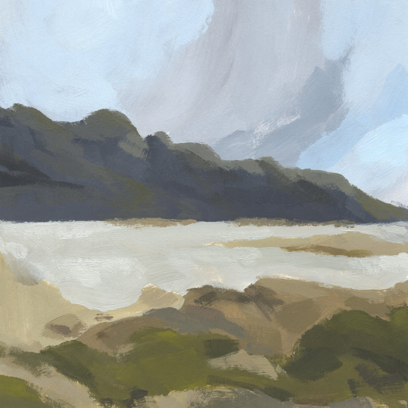 Mossy Cove II 1 Piece Wrapped Canvas Painting, 51cm H x 51cm W