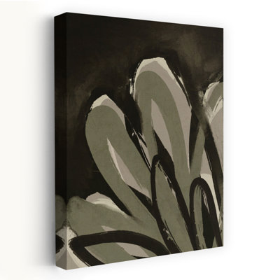 Art contemporain contemporain, art floral abstrait