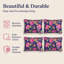 Ensemble de housse de coussin floral 20 x 20 avec impression numérique et fermeture à glissière pour décoration de Noël-84422385