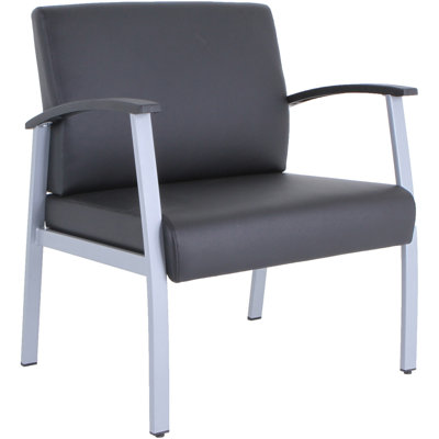 Vinyl Seat Reception Chair with Metal Frame
