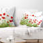 Coussin lombaire floral