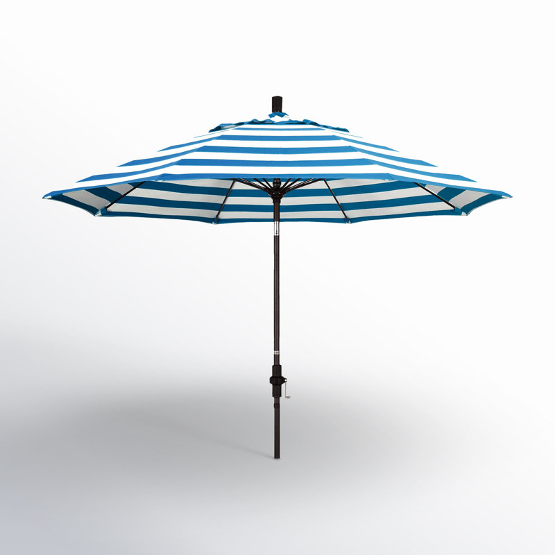 Parasol de marché Sunbrella® 9 pi Roverta, Sunbrella® régate Cabana, Noir