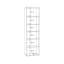 Frogerth 197.5cm H Standard Bookcase-738040720-738040721