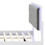 Grand lit tapissier avec lumières DEL Cerrito-1834006304